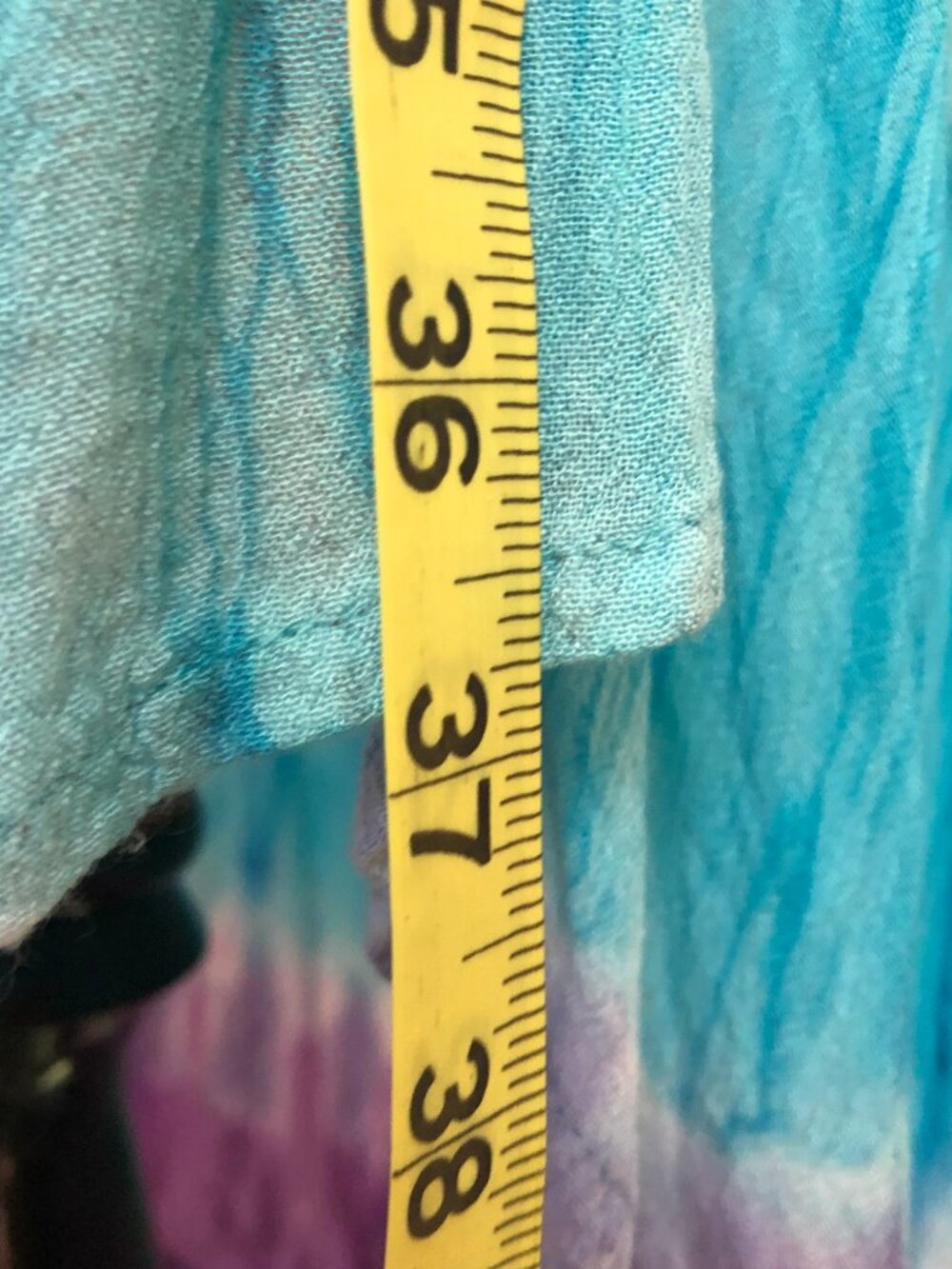 📌Shoreline Handkerchief Relaxed Fit One Size Tie Dye Tank Dress - Picture 9 of 16